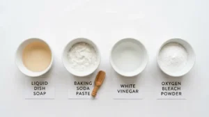 four types of fabric stain removers compared