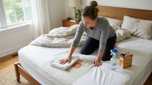 how to get pee out of a mattress
