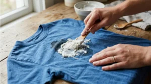 how to remove ballpen stain from clothes