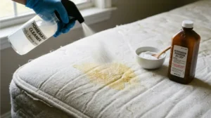 hydrogen peroxide and baking soda for dried urine stain
